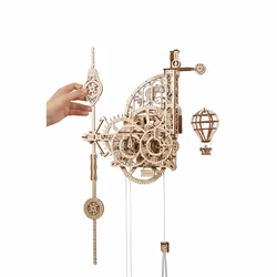UGears Aero Clock Mechanical Model Puzzle 3D 320 pz - Vista aggiuntiva 4
