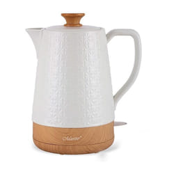 Maestro MR-076 bollitore elettrico 1,8 L 1800 W Bianco, Legno