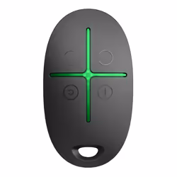 Ajax SpaceControl Jeweller, Telecomando, Sistema di allarme di sicurezza, Ajax, Nero, IP50, 0.000007 A