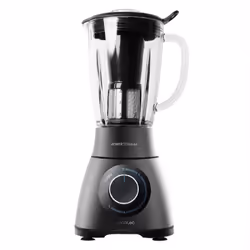 Cecotec Power Black Titanium 1500 PerfektMix, Frullatore da tavolo, 1,8 L, Tritaghiaccio, 1500 W, Nero, Acciaio inox