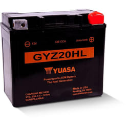 YUASA YUASA BATTERIA YUASA ESA ESENTE DA MANUTENZIONE con Acid Pack - GYZ20HL Batteria AGM esente da manutenzione