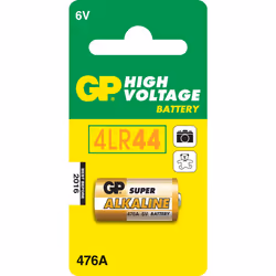 GP Batteries High Voltage 476A, Batteria monouso, Alcalino, 6 V, 1 pz, Multicolore, Blister