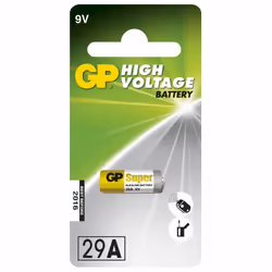 GP Batteries High Voltage GP29AF, Batteria monouso, 9V, Alcalino, 9 V, 1 pz, 18 mAh