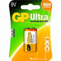 GP Batteries Ultra Alkaline 9V Batteria monouso Alcalino - Vista aggiuntiva 2
