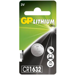 Gp Batteries - gp Battery Batteria al Litio a Bottone 3V CR1632 (Blister 1 Pezzo)