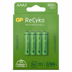 GP Batteries Rechargeable batteries 12085AAAHCE-C4 batteria ricaricabile industriale Nichel-Metallo Idruro (NiMH) 850 mAh 1,2 V