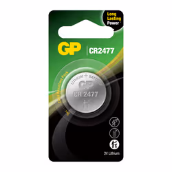 GP Batteries 103239 pile domestique Batterie à usage unique CR2477 Lithium-Manganese Dioxide (LiMnO2)