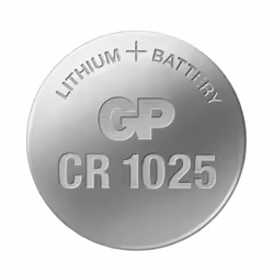 GP Batteries 103238, Batterie à usage unique, CR1025, Lithium-Manganese Dioxide (LiMnO2), 3 V, 1 pièce(s), 10 année(s)