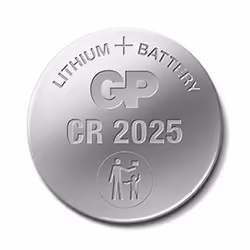 GP Batteries Lithium CR2025, Batteria monouso, CR2025, Lithium-Manganese Dioxide (LiMnO2), 3 V, 4 pz, 165 mAh