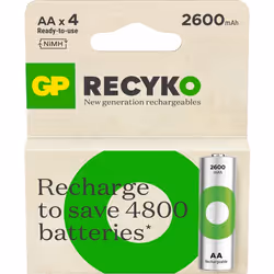 GP Batteries 201246 batteria per uso domestico Batteria ricaricabile Stilo AA Nichel-Metallo Idruro (NiMH)