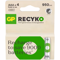 GP Batteries 201242 batteria per uso domestico Batteria ricaricabile Mini Stilo AAA Nichel-Metallo Idruro (NiMH)