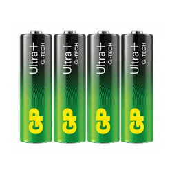 Batterie GP Ultra Plus Alcaline Stilo AA: 15 AUP/LR6 Confezone da 4 batterie