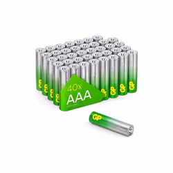 Batterie alcaline AAA GP Super 1,5 V, 40 pezzi. EAN: 4891199219955