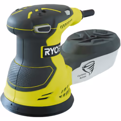 Levigatrice rotorbitale Ryobi ROS300A 300W, potente motore 300W. Movimento rotorbitale per una grande rimozione del materiale ...