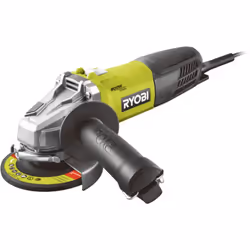 Smerigliatrice angolare RAG800-125G elettrica da 800 W con mola 125 mm - RyobiSmerigliatrice angolare elettrica con potenza 8 ...