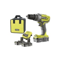 Ryobi - Trapano a percussione a 2 velocità 2 velocità 18V oneplus - LithiumPlus Batterie 2x 2,0 Ah R18PD3-220S