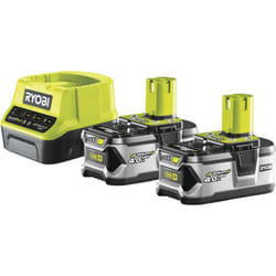 Ryobi - RC18120-240 Kit Batteria Caricabatteria 18V one+ 2x4.0 Ah
