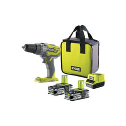Trapano a percussione RYOBI 18V OnePlus - 2 batterie 1.5Ah - 1 caricatore - R18PD3-215S