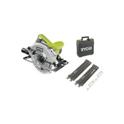 Sega circolare RYOBI 1600W 66mm - 2 guide di taglio 84 cm - RCS1600-KSR