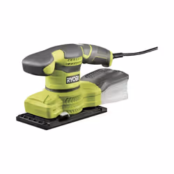 Presentazione : Levigatrice elettrica vibrante RYOBI 200W 1/3 del foglio RSS200-GA20, dotata di impugnatura frontale, potrete ...