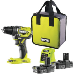 Ryobi - kit valigetta trapano avvitatore a batteria 'r18dd5-220s' 2 batterie 18v 2ah e caricabatterie