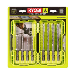 RAK08SDS Kit 8 Punte SDS-Plus Tassellatore - Ryobi
