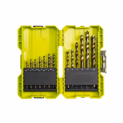 CARATTERISTICHE 19 punte per metallo HSS-G (2, 2.5, 2.5, 3, 3, 3.5, 3.5, 4, 4, 4.5, 4.5, 5, 5, 6, 6, 7, 8, 9, 10 mm) Per trap ...
