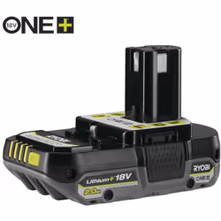 Batteria RYOBI ONE+ Li-Ion 18V 2Ah - RB1820C A seconda del tipo dei tuoi strumenti e dell'autonomia di cui hai bisogno per po ...