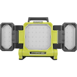Ryobi - RLPH18-0 Faro Ibrido Batteria 18V one+ 3 Pannelli 3000 Lumen (Solo corpo)