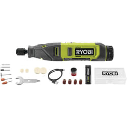 Ryobi - RRT4-120GA15 Utensile Rotativo 4V, Velocità da 5.000 a 25.000 g/min, Cambio Accessori Semplice e Rapido Senza Chiave