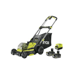 Tosaerba a spinta Ryobi 18V Brushless - taglio 40cm - 2 batterie 4,0Ah - 1 caricatore rapido - RY18LMX40C-240