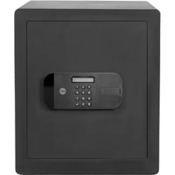 Yale Cassaforte ignifuga YYFM/420/FG2/B nera, resistenza al fuoco 60 minuti, bulloni di bloccaggio 2x18 mm, 4 ganci per le chiave interni, struttura