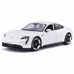 BBURAGO Porsche Taycan 1:24, Modello supercar, Preassemblato, 1:24, Porsche Taycan, Qualsiasi tipo, Metallo, Plastica