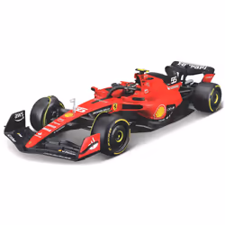 BBURAGO Ferrari F1 #55 Carlos Sainz SF-23 F1, Modello auto sportiva, Preassemblato, 1:18, Ferrari F1, Qualsiasi tipo, Metallo ...