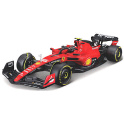 BBURAGO Ferrari F1 #55 Carlos Sainz SF-23 F1 Modello auto sportiva Preassemblato 1:18