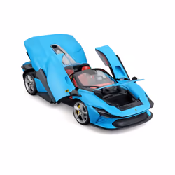 BBURAGO 1/18 FERRARI SIGNATURE - Daytona SP3 - Bleue - Vista aggiuntiva 2