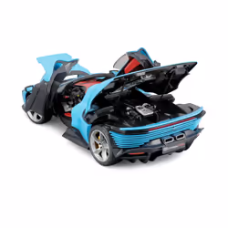 BBURAGO 1/18 FERRARI SIGNATURE - Daytona SP3 - Bleue - Vista aggiuntiva 3