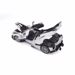 BBURAGO Ferrari FXX-K EVO 1:18 weiss Modello supercar Preassemblato - Vista aggiuntiva 8