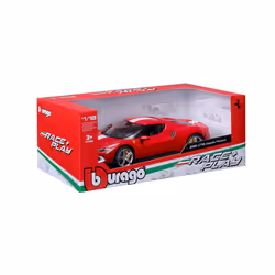 BBURAGO Ferrari 296 GTB Modello supercar Preassemblato 1:18 - Vista aggiuntiva 4