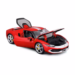 BBURAGO Ferrari 296 GTB Modello supercar Preassemblato 1:18 - Vista aggiuntiva 7