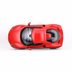 BBURAGO Ferrari 296 GTB 1:18 Modello supercar Preassemblato - Vista aggiuntiva 7