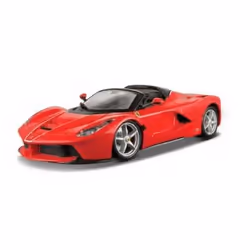 BBURAGO Laferrari Aperta, Auto, Preassemblato, 1:24, Laferrari Aperta, Nero, Rosso, Modello di veicolo terrestre