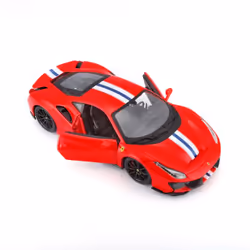BBURAGO Ferrari 488 Pista Modello supercar Preassemblato 1:24 - Vista aggiuntiva 4