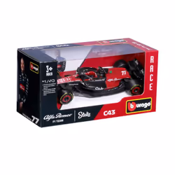 BBURAGO Alfa Romeo C43 (2023) - #77 Bottas Modello auto sportiva Preassemblato 1:43