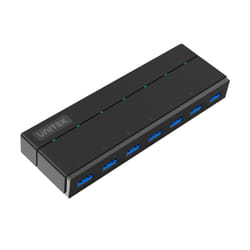 UNITEK Y-3184 hub di interfaccia USB 3.2 Gen 1 (3.1 Gen 1) Type-A 5000 Mbit/s Nero
