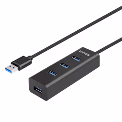 UNITEK Y-3089, USB 3.2 Gen 1 (3.1 Gen 1) Type-A, USB 3.2 Gen 1 (3.1 Gen 1) Type-A, 5000 Mbit/s, Nero, 1 pz, Scatola