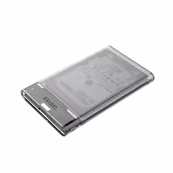 UNITEK S1103A contenitore di unità di archiviazione Box esterno HDD/SSD Trasparente 2.5" - Vista aggiuntiva 4