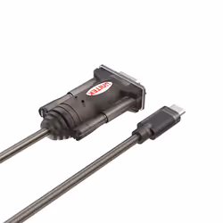 UNITEK Y-1105K cavo seriale Nero 1,5 m DB-9
