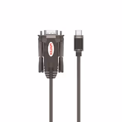 UNITEK Y-1105K cavo seriale Nero 1,5 m DB-9