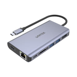 UNITEK uHUB S7 USB 3.2 Gen 1 (3.1 Gen 1) Type-C Grigio